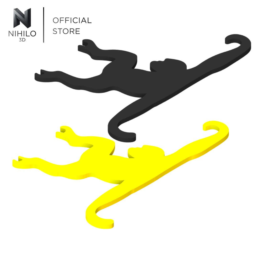 Monyet Pemegang Pisang Monkey Banana Hanger - Creative Kitchen Cabinet Hook & Fruit Holder