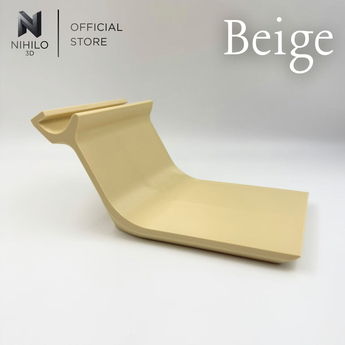 Minimalist Single-Piece Ergonomic Sangga Laptop Riser Stand | Sleek Elevated Desktop Dock