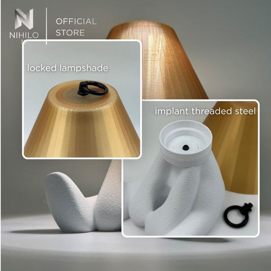 Sitting Figure Lampshade Stand for 38explore Camping Light