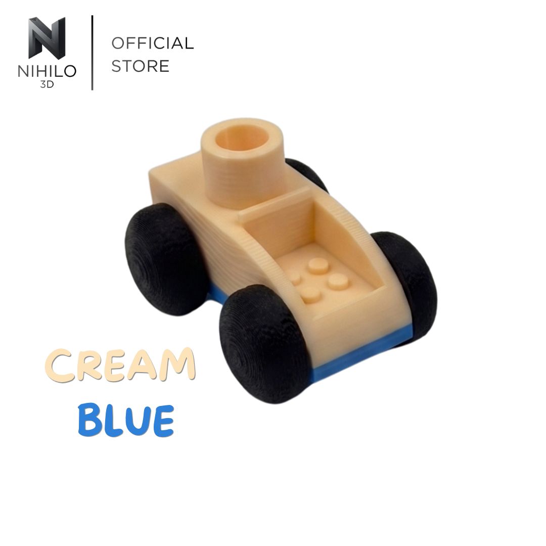 Balloon Powered Jet Car - DIY STEM Educational Toy (Built-in 4-Stud Lego Mount)